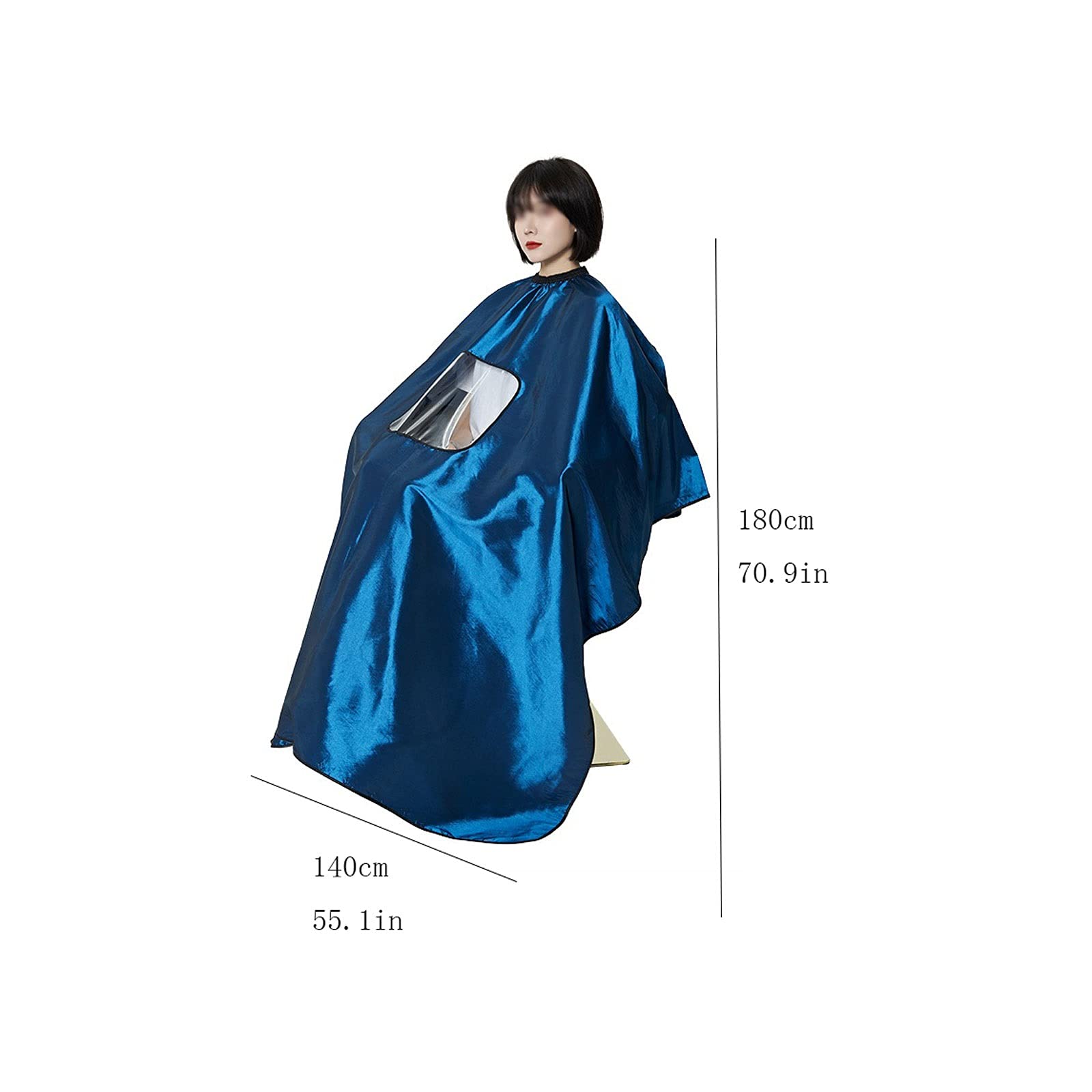 Amazon.co.jp: 美容院ケープ 散髪布、髪の切断岬大髪型岬、シャンプー